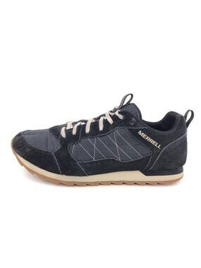 Merrell Alpine Retro Black Leather Sneakers 12